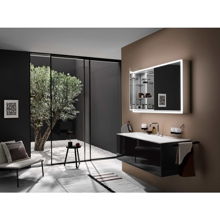 Emco loft LED-Lichtspiegelschrank 60 cm, 1 Tür, Unterputzmodell