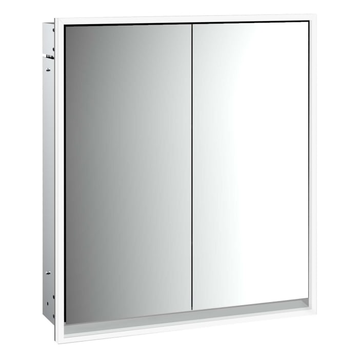Emco loft LED-Lichtspiegelschrank 60 cm, 2 Türen, Unterputzmodell