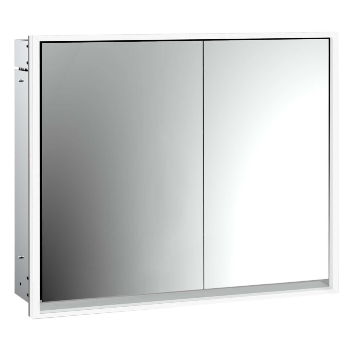 Emco loft LED-Lichtspiegelschrank 80 cm, 2 Türen, Unterputzmodell