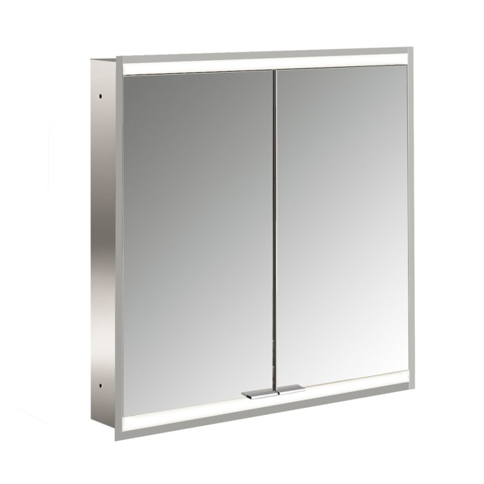 Emco prime 2 Facelift LED-Lichtspiegelschrank 60 cm mit 2 Türen, Unterputzmodell
