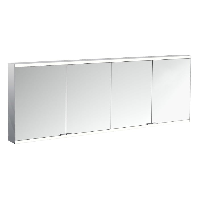 Emco prime 2 Facelift LED-Lichtspiegelschrank 200 cm mit 4 Türen, Aufputzmodell