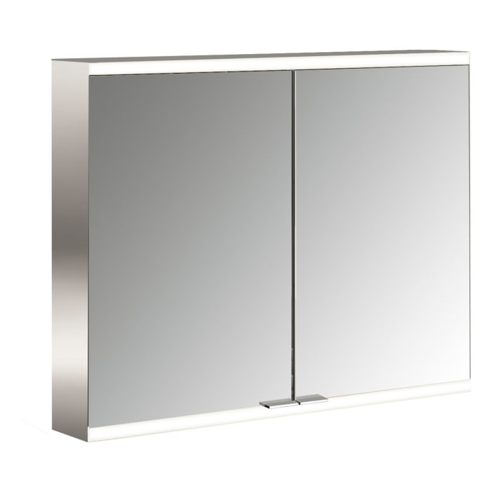 Emco prime 2 Facelift LED-Lichtspiegelschrank 80 cm mit 2 Türen, Aufputzmodell