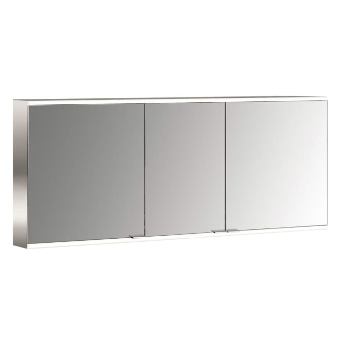 Emco prime 2 Facelift LED-Lichtspiegelschrank 160 cm mit 3 Türen, Aufputzmodell