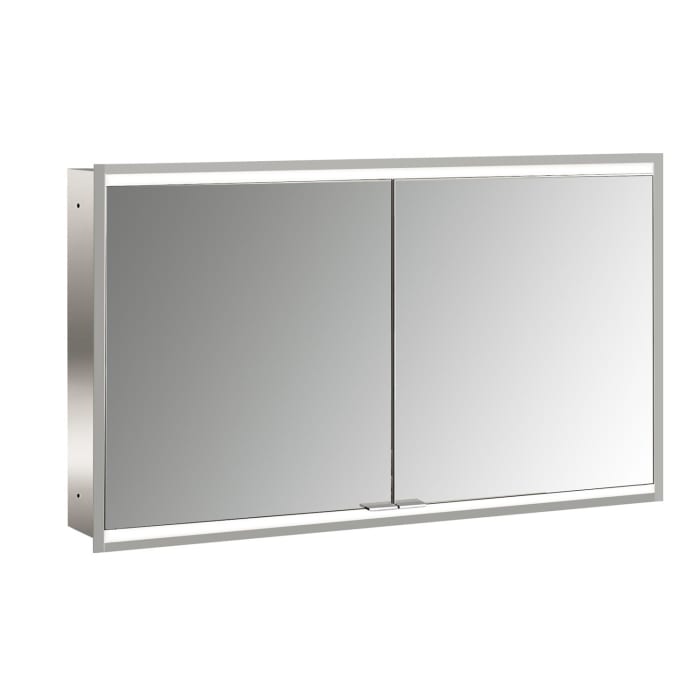 Emco prime 2 Facelift LED-Lichtspiegelschrank 120 cm mit 2 Türen, Unterputzmodell