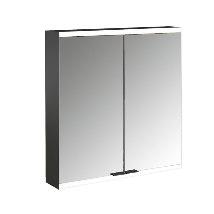 Emco prime 2 Facelift LED-Lichtspiegelschrank 60 cm mit 2 Türen, Aufputzmodell