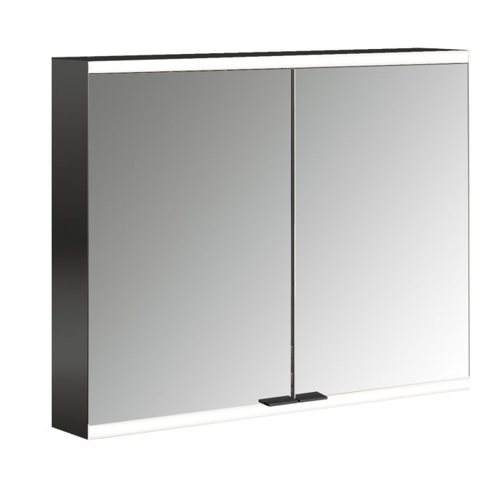 Emco prime 2 Facelift LED-Lichtspiegelschrank 80 cm mit 2 Türen, Aufputzmodell