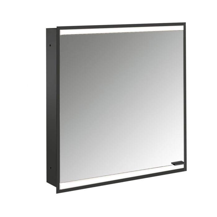 Emco prime 2 Facelift LED-Lichtspiegelschrank 60 cm mit 1 Tür, Unterputzmodell