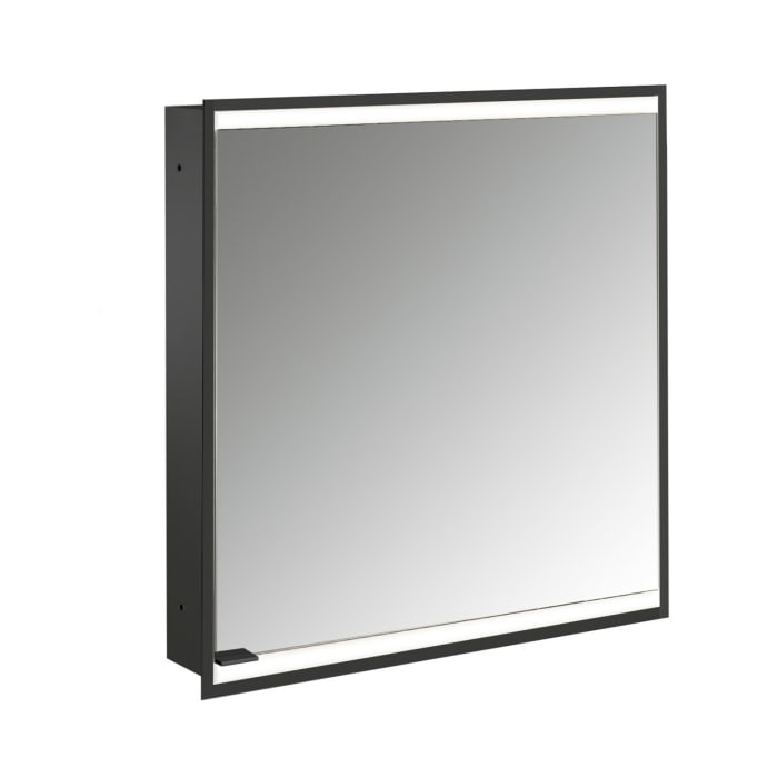 Emco prime 2 Facelift LED-Lichtspiegelschrank 60 cm mit 1 Tür, Unterputzmodell