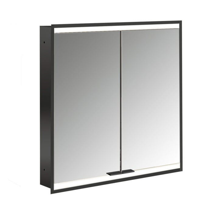 Emco prime 2 Facelift LED-Lichtspiegelschrank 60 cm mit 2 Türen, Unterputzmodell