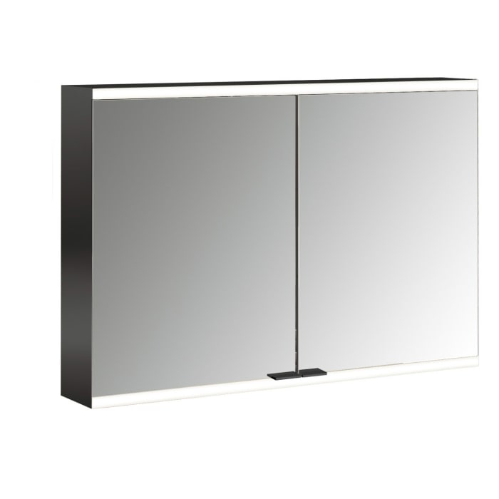 Emco prime 2 Facelift LED-Lichtspiegelschrank 100 cm mit 2 Türen, Aufputzmodell