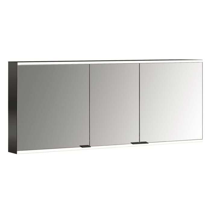 Emco prime 2 Facelift LED-Lichtspiegelschrank 160 cm mit 3 Türen, Aufputzmodell