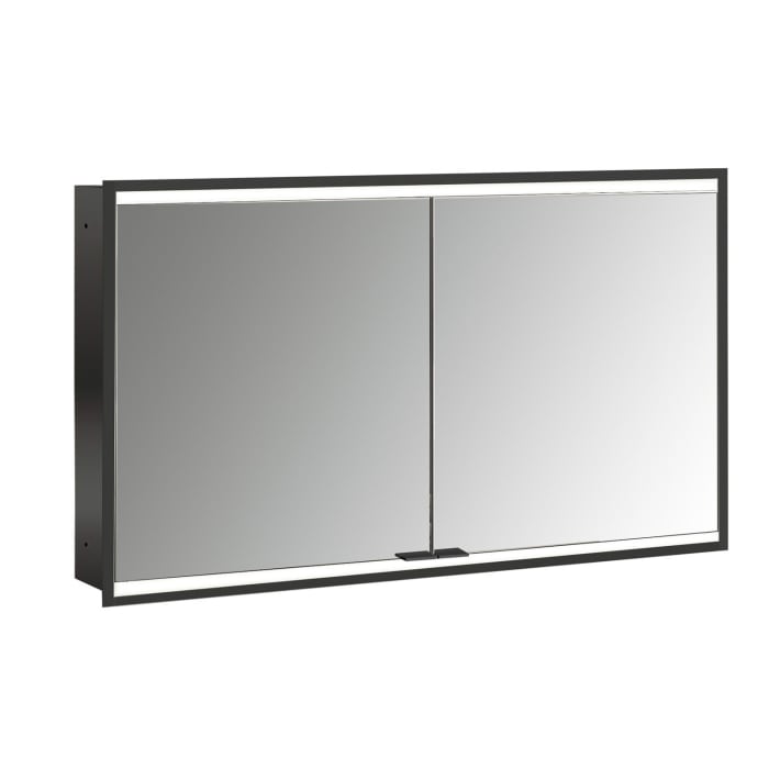Emco prime 2 Facelift LED-Lichtspiegelschrank 120 cm mit 2 Türen, Unterputzmodell