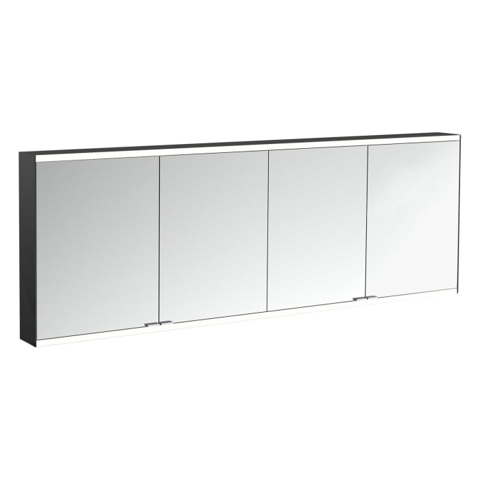 Emco prime 2 Facelift LED-Lichtspiegelschrank 200 cm mit 4 Türen, Aufputzmodell