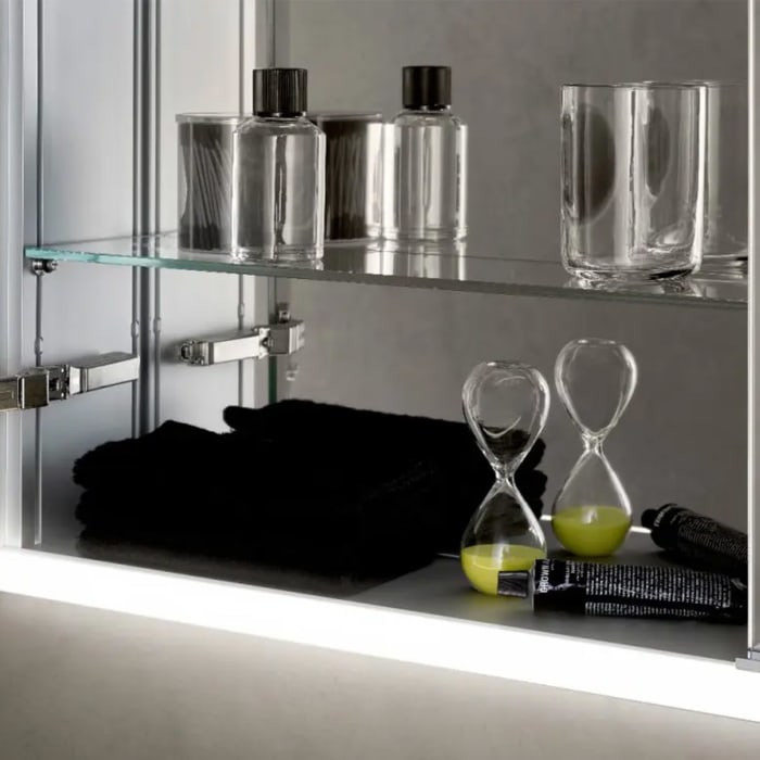 Emco prime 2 Facelift LED-Lichtspiegelschrank 120 cm mit 2 Türen, Aufputzmodell