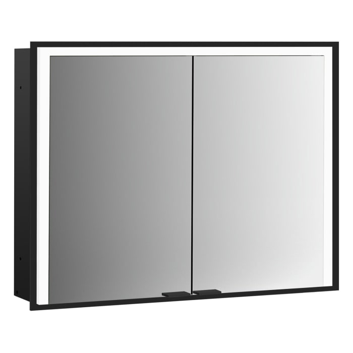 Emco prime 3 LED-Lichtspiegelschrank, 130  cm, 2 Türen, Unterputzmodell