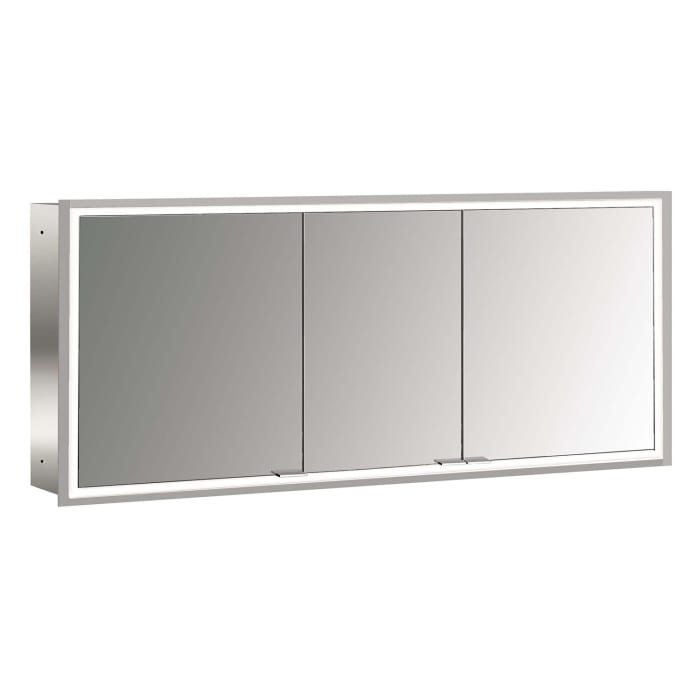 Emco prime Facelift LED-Lichtspiegelschrank 160 cm, 3 Türen, Unterputzmodell
