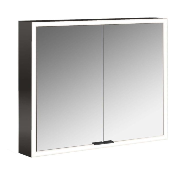 Emco prime Facelift LED-Lichtspiegelschrank 80 cm, 2 Türen, Aufputzmodell
