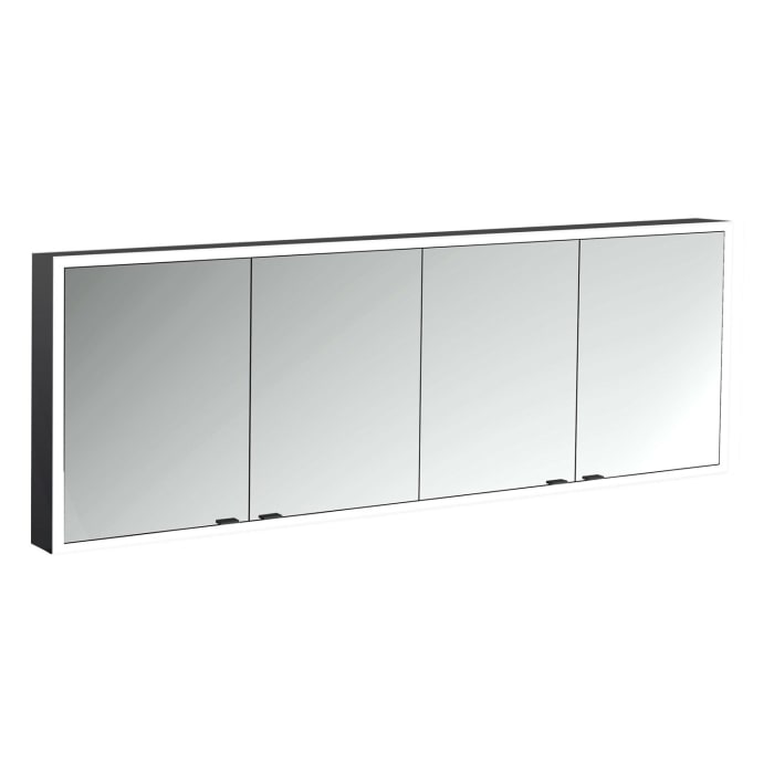 Emco prime Facelift LED-Lichtspiegelschrank 180 cm, 4 Türen, Aufputzmodell
