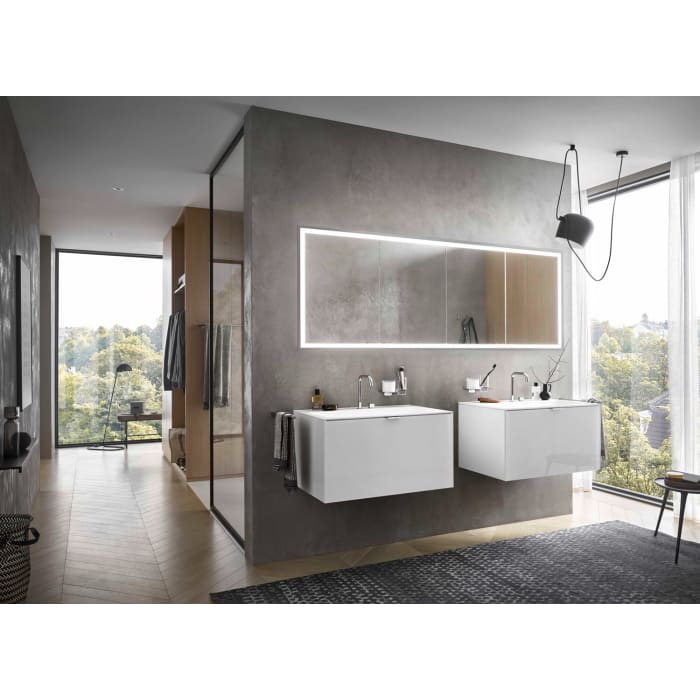 Emco prime Facelift LED-Lichtspiegelschrank 60 cm, 2 Türen, Unterputzmodell