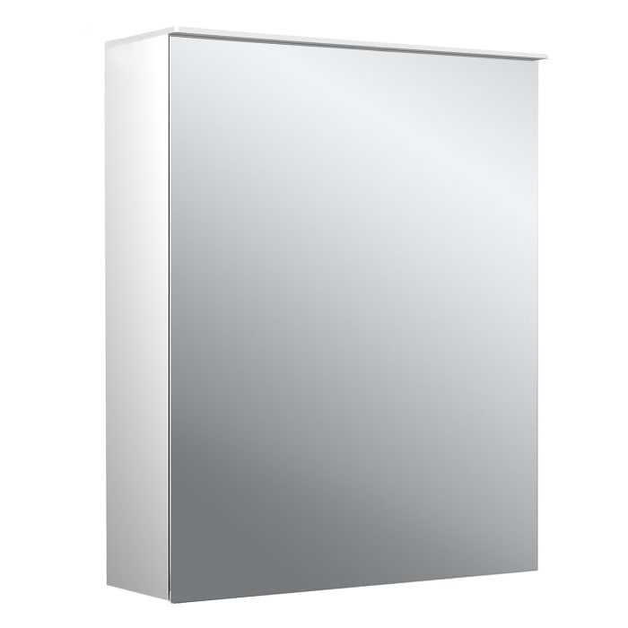 Emco pure 2 Design LED-Lichtspiegelschrank 60 cm, mit Lichtsegel, 1 Tür