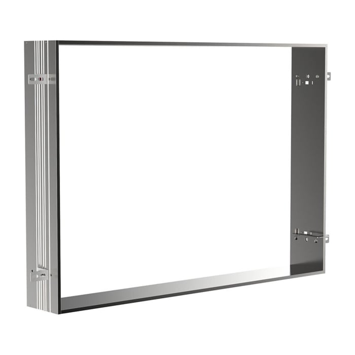 Emco loft Einbaurahmen für Unterputz LED-Lichtspiegelschrank 100 cm