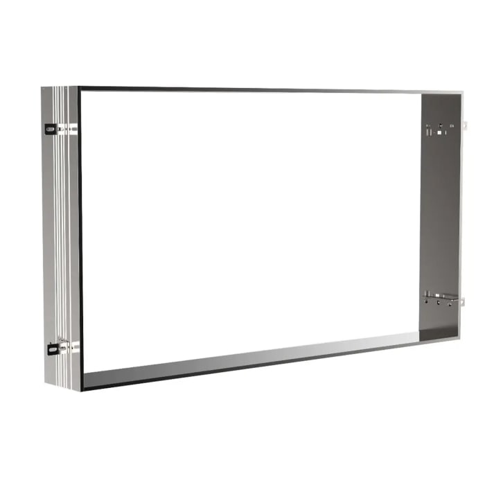 Emco prime 2 Facelift Einbaurahmen für Unterputz LED-Lichtspiegelschrank 140 cm