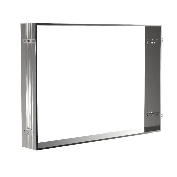 Emco prime 2 Facelift Einbaurahmen für Unterputz LED-Lichtspiegelschrank 100 cm