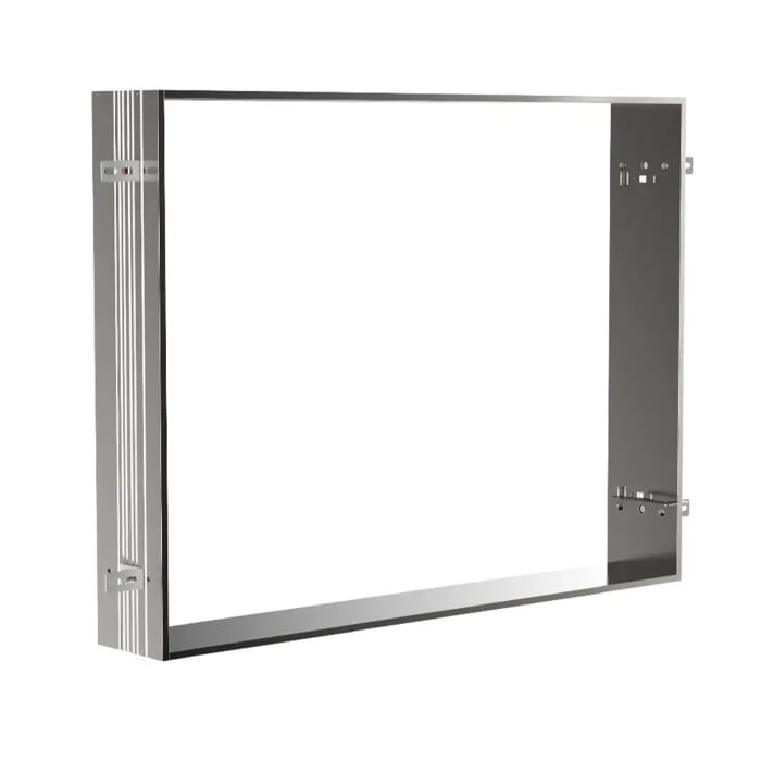 Emco prime 2 Facelift Einbaurahmen für Unterputz LED-Lichtspiegelschrank 80 cm