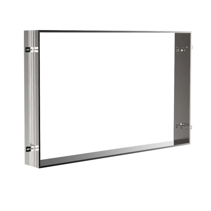 Emco prime 2 Facelift Einbaurahmen für Unterputz LED-Lichtspiegelschrank 120 cm