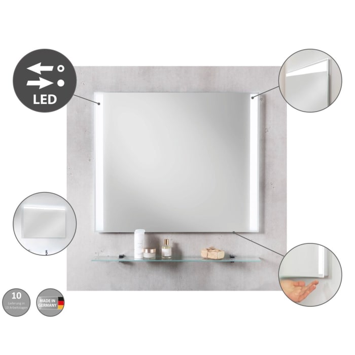 Fackelmann B.brillant LED-Spiegelelement 40 x 68 cm