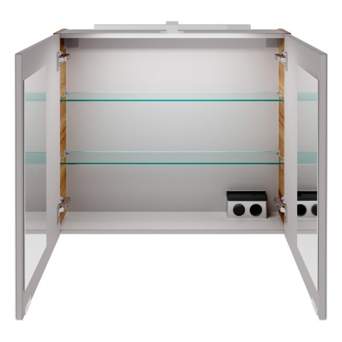 Fackelmann B.brillant LED-Spiegelschrank 80 x 68 cm