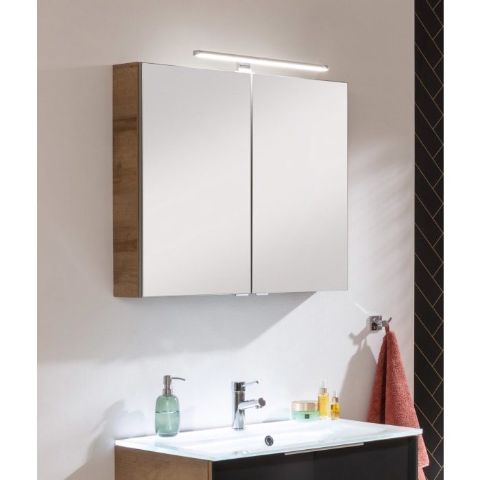 Fackelmann B.brillant LED-Spiegelschrank 80 x 68 cm