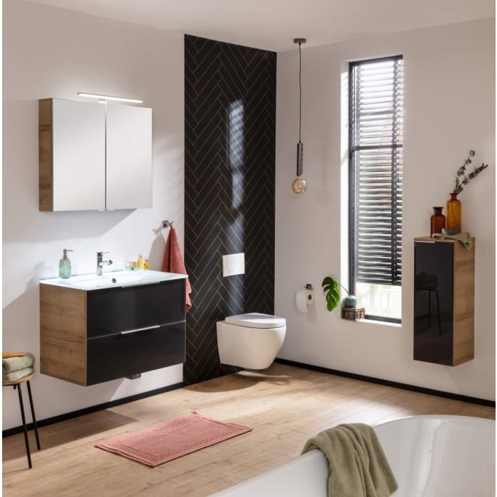 Fackelmann B.brillant LED-Spiegelschrank 80 x 68 cm