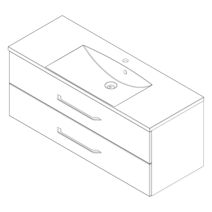 Fackelmann B.clever Waschtischset 120 cm