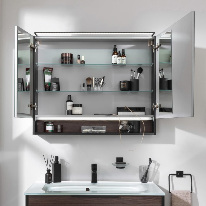 Fackelmann B.Paris LED-Spiegelschrank 90 x 71,8 cm