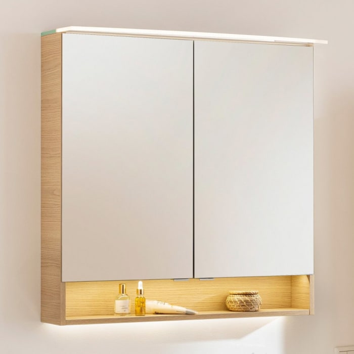 Fackelmann B.style LED-Spiegelschrank 80 x 81,2 cm