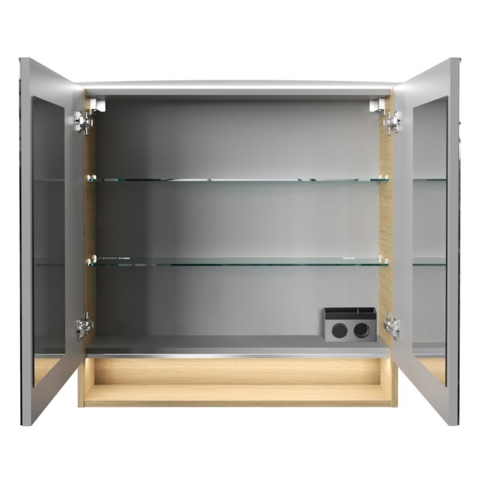 Fackelmann B.style LED-Spiegelschrank 80 x 81,2 cm