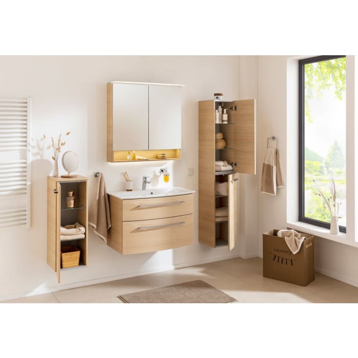 Fackelmann B.style LED-Spiegelschrank 80 x 81,2 cm