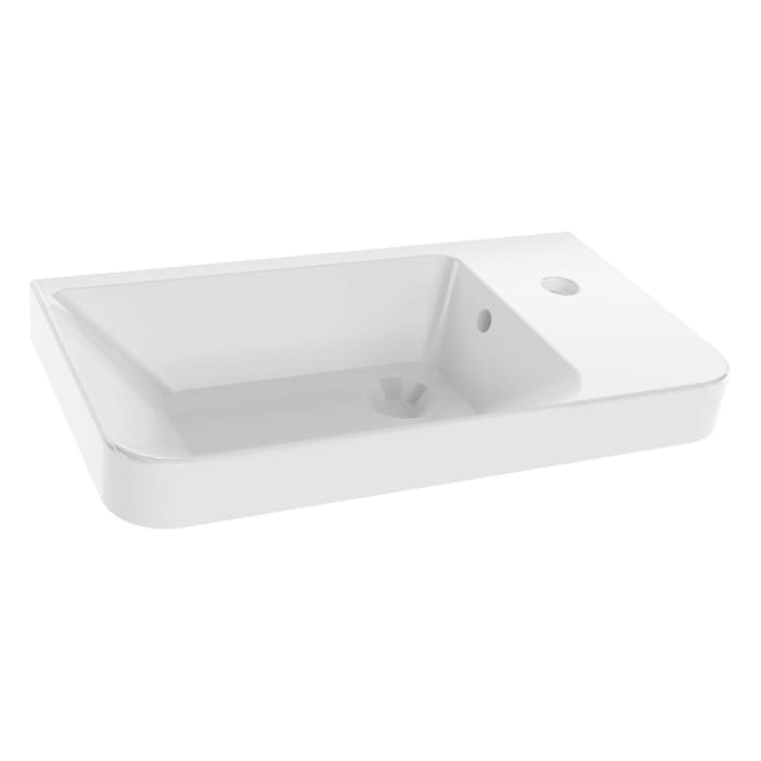 Fackelmann MILANO Keramik-Waschtisch Gäste-WC 55 cm