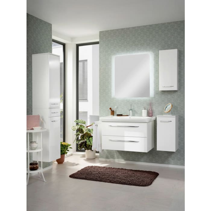 Fackelmann MILANO Keramik-Waschtisch 88,3 cm gesoftet