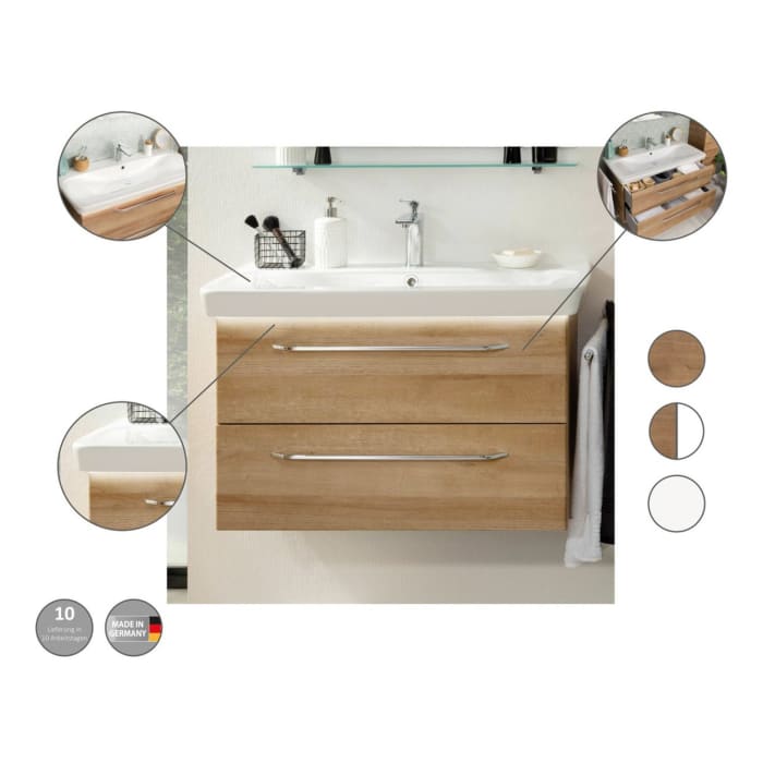 Fackelmann MILANO Waschtischunterschrank 100 cm