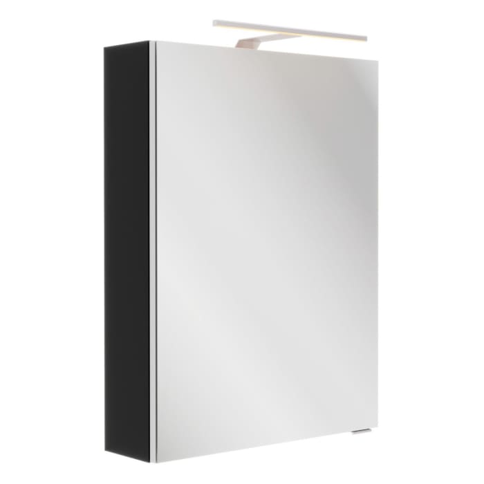 Fackelmann SBC LED Spiegelschrank 50 cm, Türanschlag links