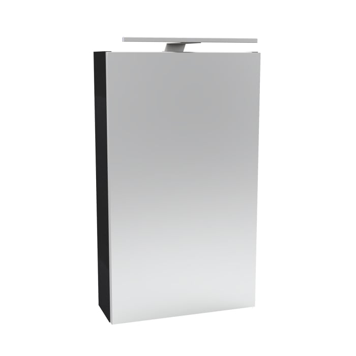 Fackelmann SBC LED Spiegelschrank 40 cm, Türanschlag links