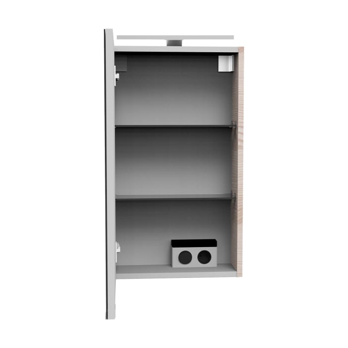 Fackelmann SBC LED Spiegelschrank 40 cm, Türanschlag links