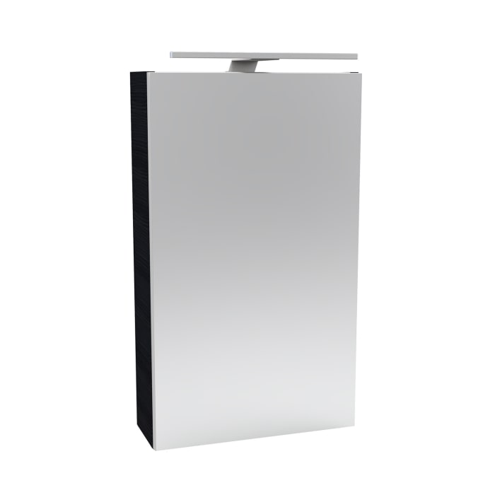 Fackelmann SBC LED Spiegelschrank 40 cm, Türanschlag rechts