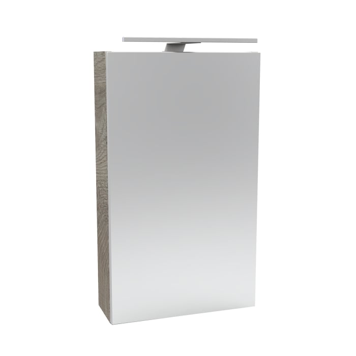 Fackelmann SBC LED Spiegelschrank 40 cm, Türanschlag rechts