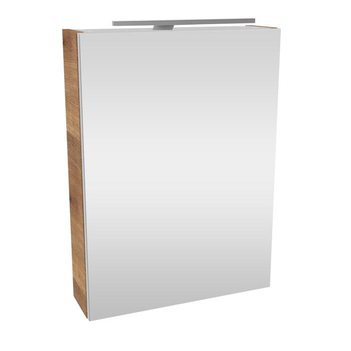 Fackelmann SBC LED Spiegelschrank 50 cm, Türanschlag rechts