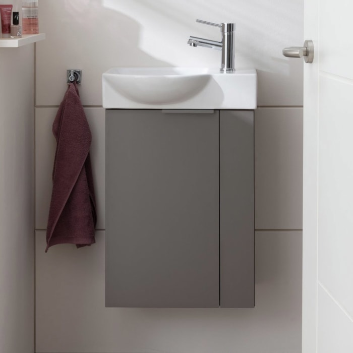 Fackelmann SBC Mini-Waschtischunterschrank 45 cm Anschlag links