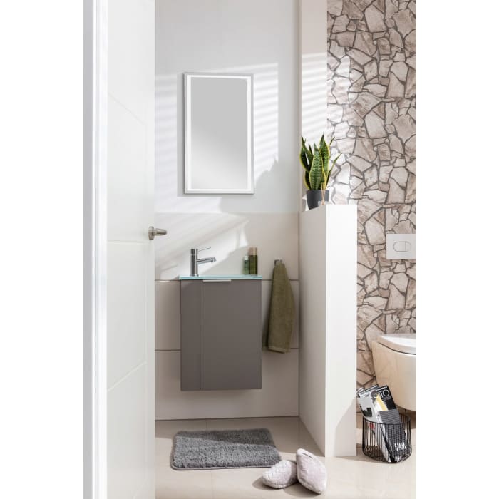 Fackelmann SBC Mini-Waschtischunterschrank 45 cm Anschlag rechts