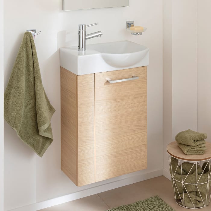 Fackelmann SBC Waschtischunterschrank 44 cm mit 1 Tür, Anschlag rechts